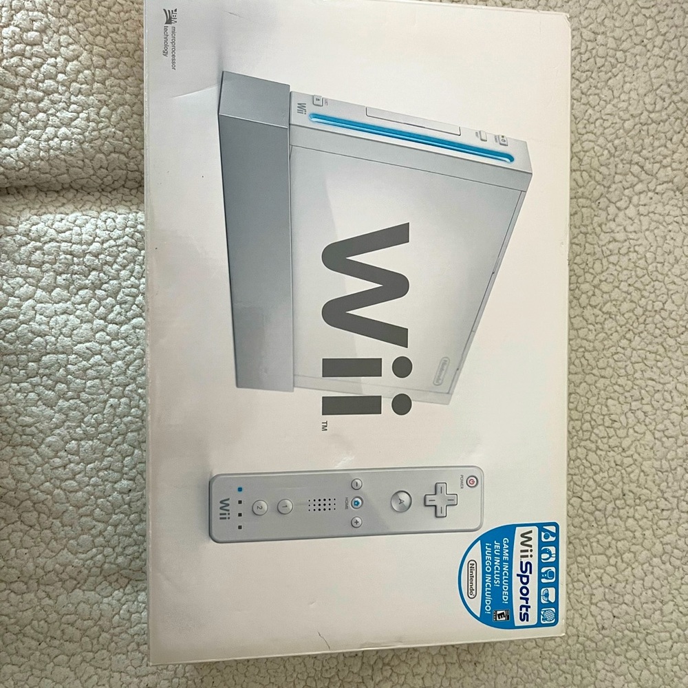 1st generation Nintendo Wii; still in box! (Unused, like new condition!)